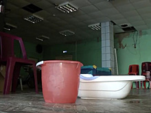 Крыша течет в реабилитационном центре для детей-инвалидов