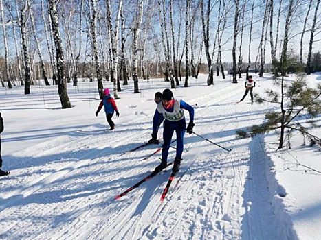 Очень вкусные медали вручили победителям лыжного забега в Пашино