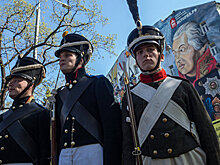 Граффити с изображением Кутузова появилось на Волхонке