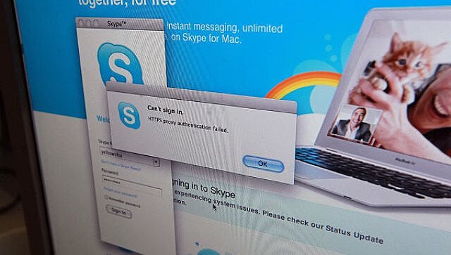 Skype назвал причину глобального сбоя