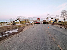 Следователи начали проверку после обрушения пешеходного моста в Пермском крае