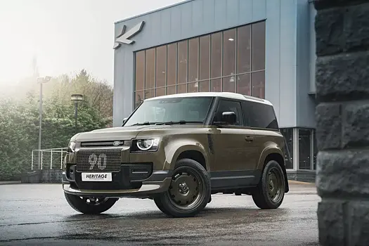 Современный Land Rover Defender превратили в ретро-внедорожник