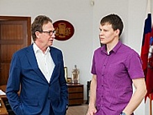 Анатолий Смирнов встретился с Матвеем Елисеевым