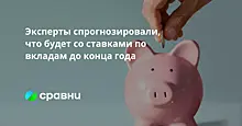 Эксперты спрогнозировали, что будет со ставками по вкладам до конца года