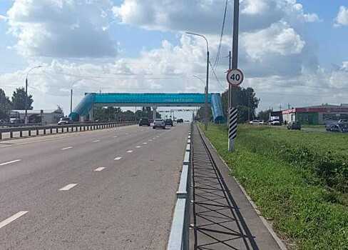 В Пушкарях обустроили безопасный подход к надземному переходу