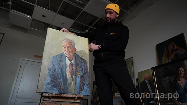 Два новых портрета ветеранов Великой Отечественной войны написал Олег Иванов в рамках проекта «Штрихи истории»