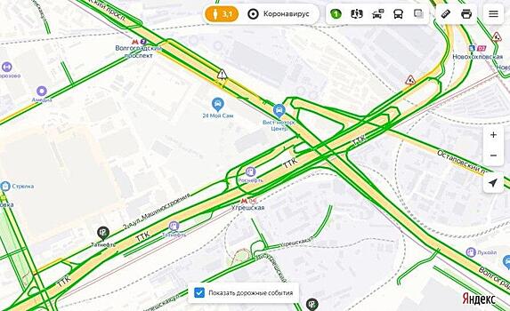 Загруженность дорог в Южнопртовом оценивается в один балл