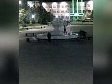 В Асбесте на вандала упала чаша фонтана