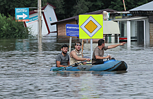 В Уссурийске произошло наводнение из-за прорыва дамбы