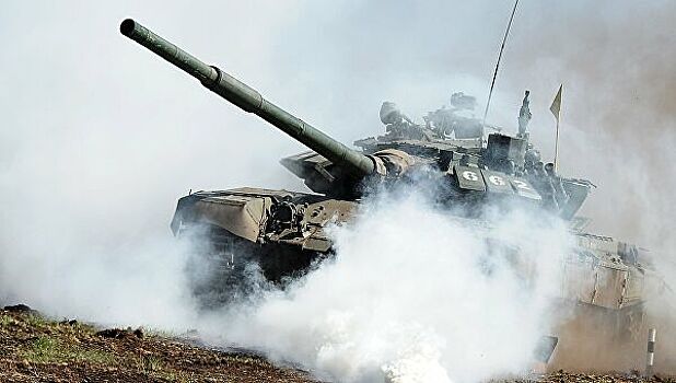 Т-72 выдержал нападение сирийских боевиков