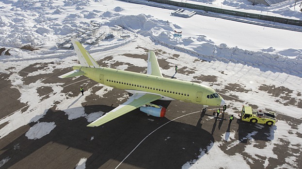 Пятый самолет SSJ-100 пополнил парк авиакомпании «Якутия»