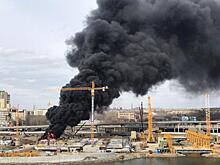 Столб чёрного дыма в центре города напугал челябинцев