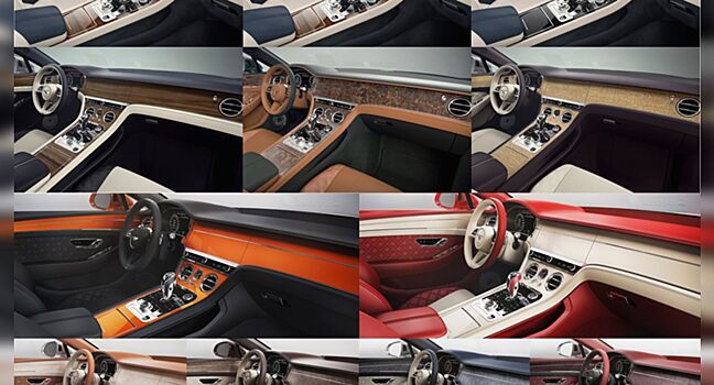 В Bentley рассказали о материалах отделки передней панели автомобиля