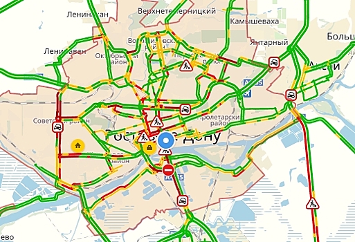 Москва встала в девятибалльных пробках