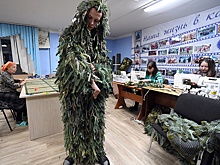 В Сыктывкаре организовали пошив маскировочных костюмов "Леший"