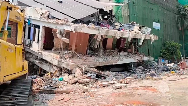 Россиянин рассказал о криках под завалами после землетрясения в Мьянме