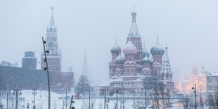 На Москву обрушились сильные снегопады
