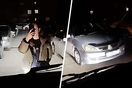 В Новосибирске женщина на Mitsubishi не пропускала скорую с тяжелобольным