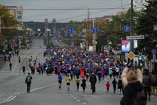 Участникам XXVI Челябинского марафона повезло с погодой