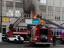 В Твери в бизнес-центре «Ямской» произошел пожар