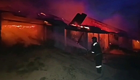В Белгородской области произошел крупный пожар