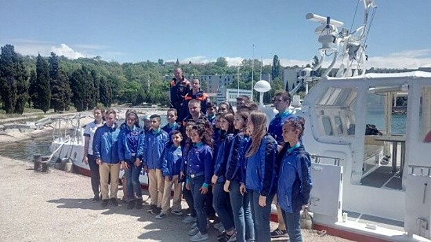 Состоялся учебный морской поход для детей сирийских и российских военнослужащих