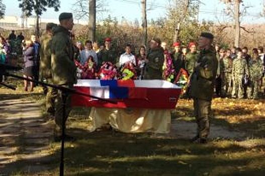 В селе Любимовка предали земле прах семи солдат, погибших в годы ВОВ