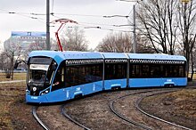 Около 100 тыс. поездок на трамваях «Витязь-М» совершили пассажиры с момента запуска состава