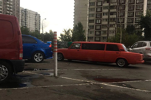 На улице спального района Москвы заметили автомобиль «жигузин»