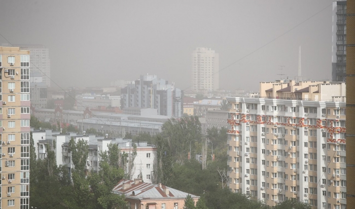 Волгоградцев предупредили о надвигающейся пыльной буре из Калмыкии