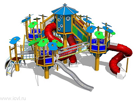 На Флотской улице у дома 13 благоустраивают детскую площадку