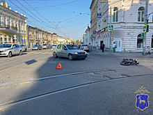 В Самаре женщина на "Рено" врезалась в электровелосипед