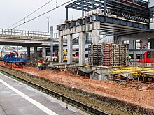 Собянин осмотрел работы по реконструкции будущей конечной станции МЦД-3 Крюково