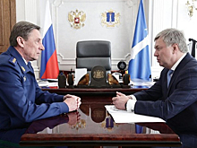 Заместитель Генпрокурора России встретился с ульяновским губернатором Алексеем Русских