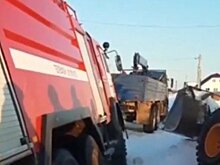 В Куюках пожарная машина не смогла проехать на вызов из-за узкой дороги