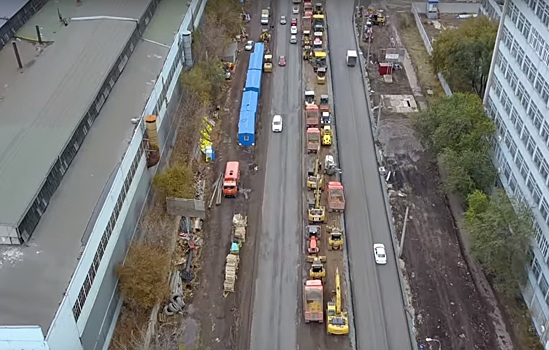 Свежее видео с Заводского шоссе: движение открыли в обе стороны