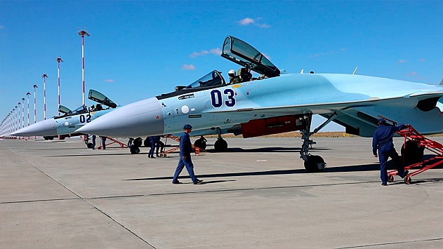 В Центр ВКС в Астраханской области впервые поступили Су-35С