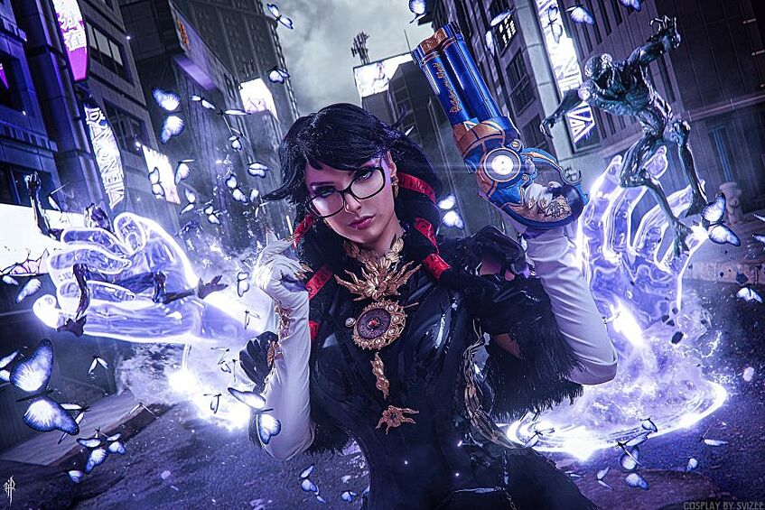 Косплей Bayonetta 3, модель Svizee, фотограф Саша Мифетис