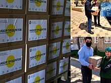 В Дербенте состоялась масштабная акция по раздаче продуктовых наборов нуждающимся семьям