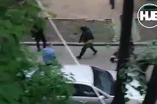 Появилось видео с места захвата заложников в Москве
