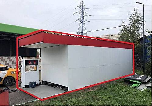Незаконную газовую заправку ликвидировали в Нагатино-Садовниках