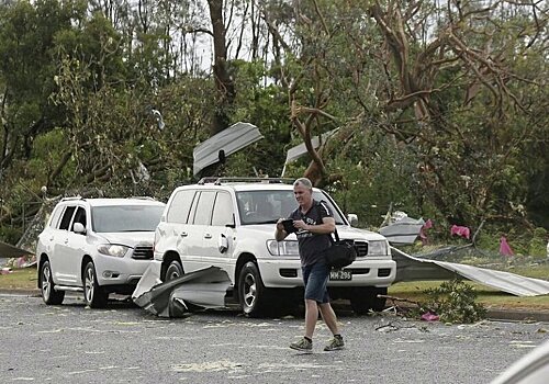 В Австралии из-за циклона "Дебби" погиб человек