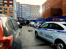 Ленд Круизер протаранил пять машин в центре города