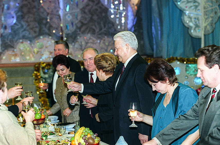 Новогодний прием в Государственном Кремлевском дворце, 1995 год