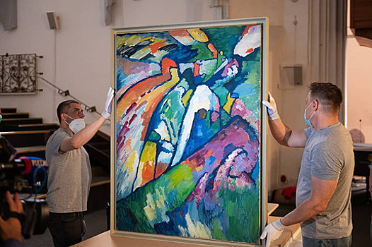 Полотно за 1 млрд:  В Калининграде открылась выставка картины Кандинского