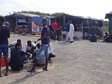 Пожар произошел в лагере мигрантов в Кале