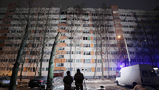 Взрыв газа в жилой девятиэтажке в Петербурге: обошлось без жертв