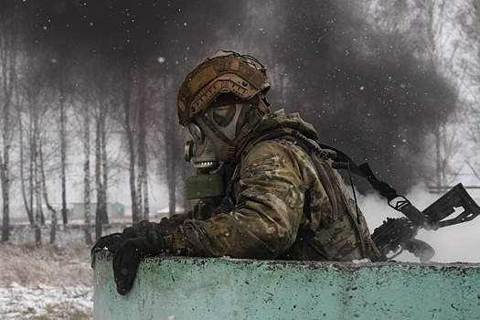Боец  ВС РФ "Цербер" четыре дня оборонял опорник с химическими ожогами