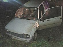 В Кирове пьяный водитель «Оки» улетел в кювет