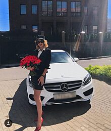 Белоснежный Мерседес в подарок — авто Алианы Гобозовой